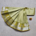 Kanjivaram silk saree - Gram green