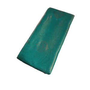 Kubera Soft Silk Saree with Blouse - Peacock Green - Image 2