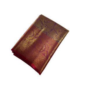Bridal Tissue Semi Silk saree - Purple Shade 1